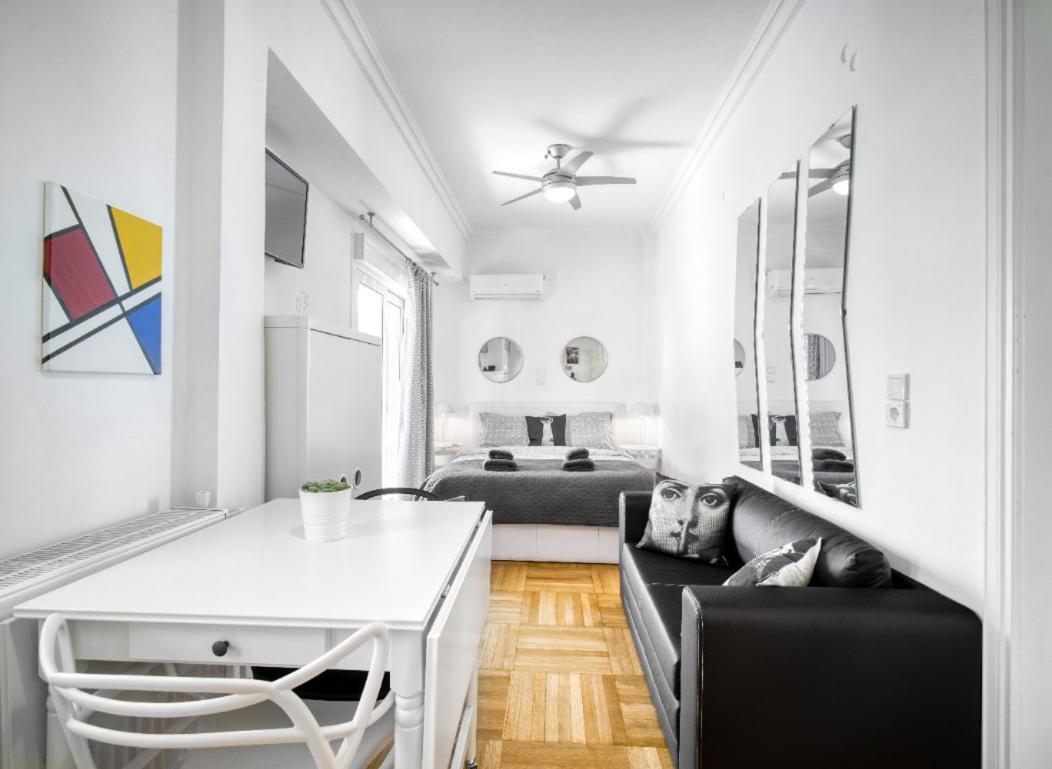 The Cactus Apartment With Large Sunny Balcony Atény Exteriér fotografie