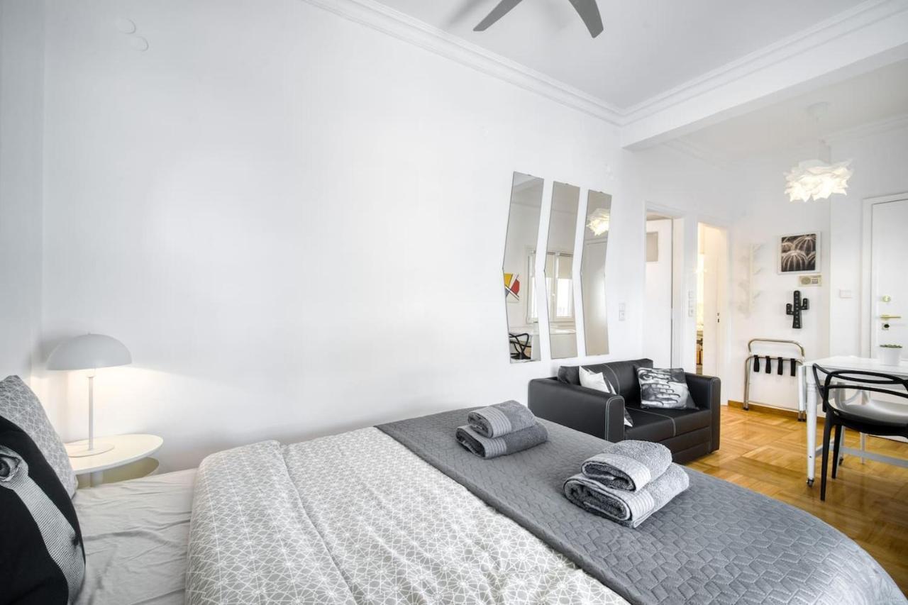 The Cactus Apartment With Large Sunny Balcony Atény Exteriér fotografie