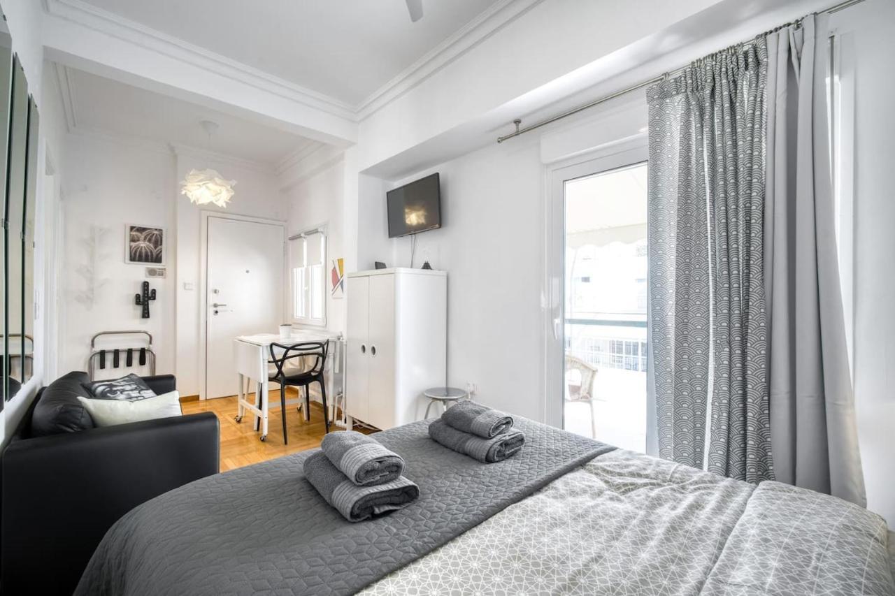 The Cactus Apartment With Large Sunny Balcony Atény Exteriér fotografie